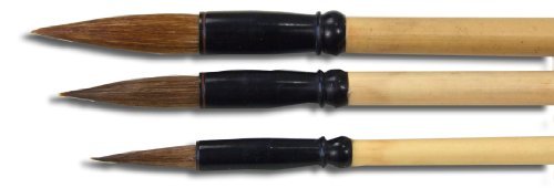 Gifts of the Orient Lot de 3 pinceaux de callig...