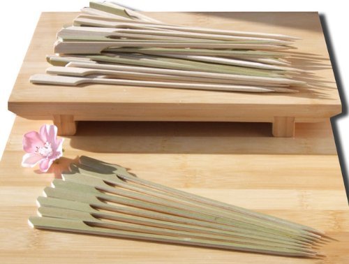 Lot de 100 brochettes à apéritif en bambou 18 cm