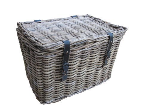 Katie Jane HOME Katie Jane - Panier de rangement en rotin Disponible en 3 tailles Gris code EAN 5060176216181 
