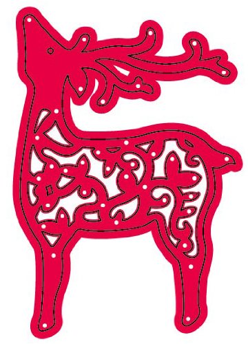 Sizzix matrice de découpe cerf ctd17060 motif r...