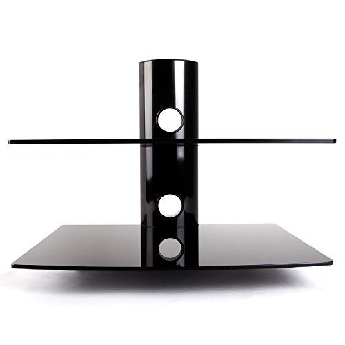 Ds102bb meuble mural en verre couleur noire à d...