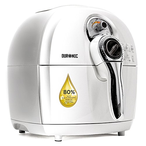Duronic Af1 /w multi cuiseur/friteuse à air chaud sans huile - blanc + livre de recettes gratuit code EAN 5060184205917 