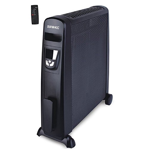 Hv102 radiateur en mica noir avec affichage dig...