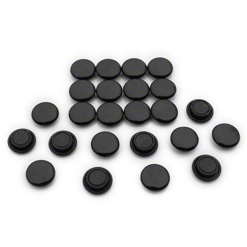 first4magnetsTM First4magnets F4M20-BLACK Paquet de 24 Petits Aimants de panneau d'affichage/planification ? 20 x 7,5 mm Noir 5060185921038 (5060185921038)