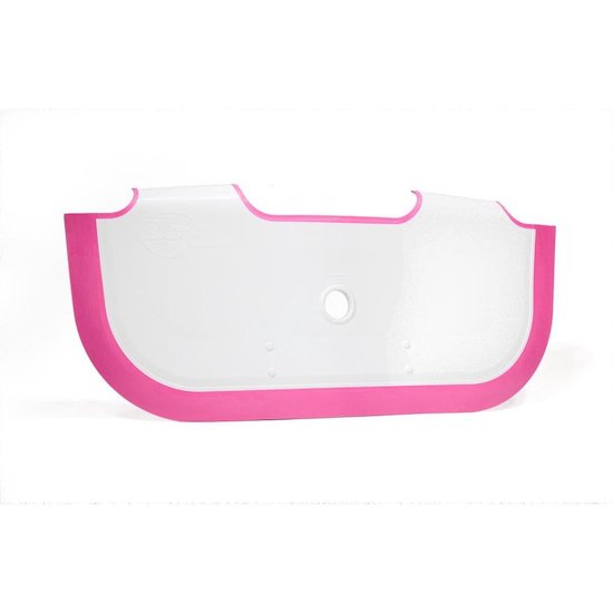  BabyDam Réducteur de baignoire Blanc Et Rose  code EAN 5060194150115 