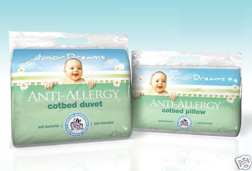 Cosy Cubs Couette et oreiller pour lit de bébé garnissage anti-allergique 120 x 150 cm 4,5 togs 5060200721933 (5060200721933)
