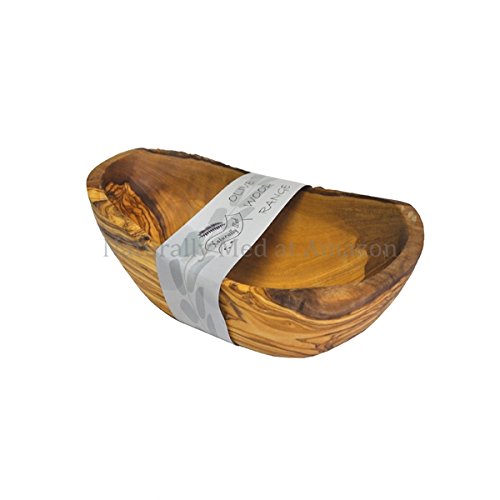 - coupe à fruits rustique en bois d'olivier - 1...