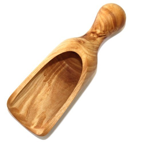 - pelle à sel en bois d'olivier