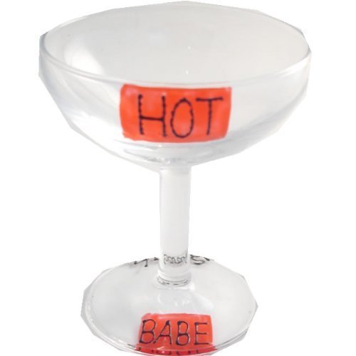Personnalisé Hot Babe babecham en verre (Rouge)...