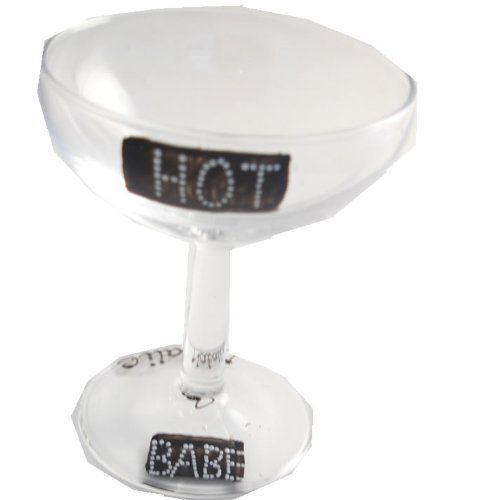 Dreamair Personnalisé Hot Babe babecham en verre (Noir) maximum 25caractères code EAN 5060213206168 