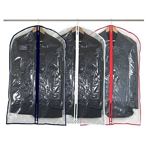 Lot de 12 housses de protection transparentes z...