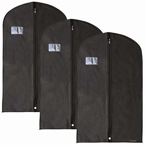 Lot de 3 housses de protection pour vêtements/c...