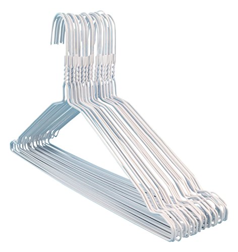 Lot de 50 cintres en métal à barre pantalon et ...