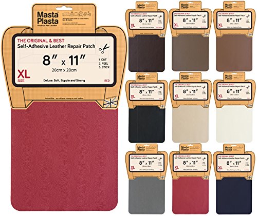 Patch de réparation adhésif en cuir pansement. ...