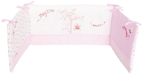 - tour de lit baby fleur pour lit de bébé