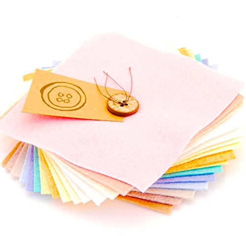 The Button Company 15 x 15 x 15 cm-Bord de couture carré en feutrine Couleurs Pastel 5060237350656 Button Company The Button Company 15 x 15 x 15 cm-Bord de couture carré en feutrine Couleurs Pastel 5060237350656 Button Company