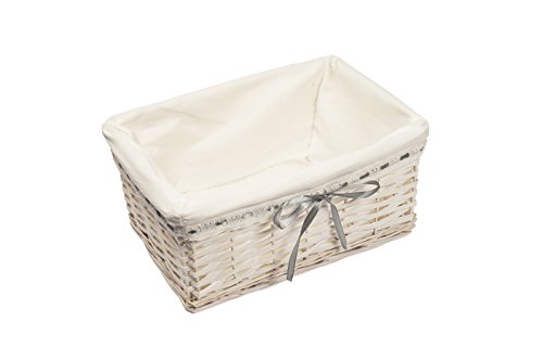 Corbeille rectangulaire en osier panier-cadeau,...