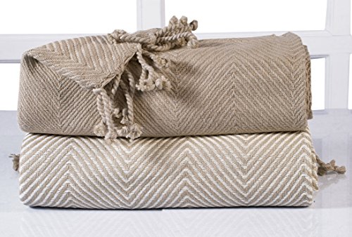 Hockey Club Luxe Chevron coton simple canapé co...