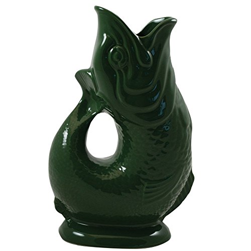 Gluggle - Carafe poisson coloris vert feuille (...