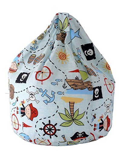 Bean Lazy Cotton Blue Pirate Island Bean Bag Child Size by BeanLazy code EAN 5060274113979 