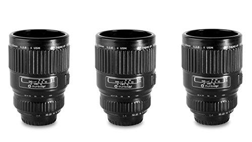 Thumbsup 1183 Zoom Verre Shot Céramique Lot de 3