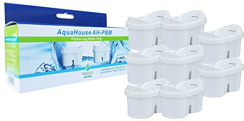 AquaHouse Compatible filtre avec cartouches brita maxtra + aqua optima evolve pour carafe filtrante - pack de 8 5060282129016 (5060282129016)
