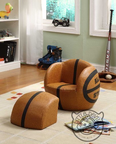 Little Basketball Kids Chair Chaise Fauteuil Ballon Basket Enfant Sport 5060291020274 (5060291020274)