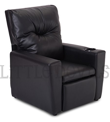 Fauteuil Enfant Inclinable Jeu Cuir PU Simili C...