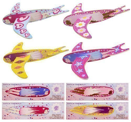 6 x Planeur jouet rose pour Enfants filles Féer...