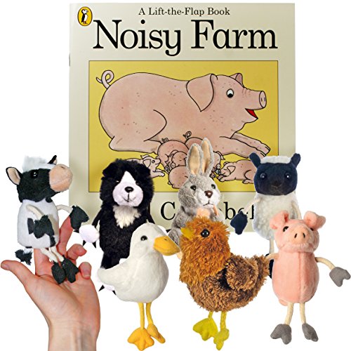 Noisy Ferme livre avec marionnettes de doigt