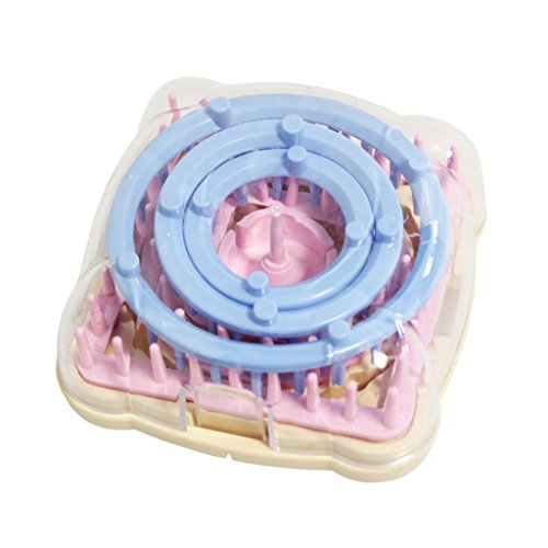 Curtzy Ensemble de tricotins à fleurs travaux tissage avec 6 tailles de tricotins Par Curtzy TM code EAN 5060317674504 