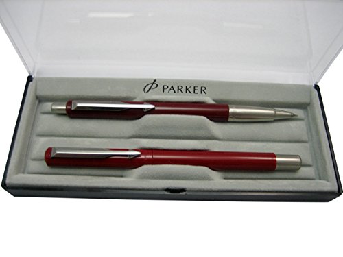 Vector stylo plume rouge et crayon