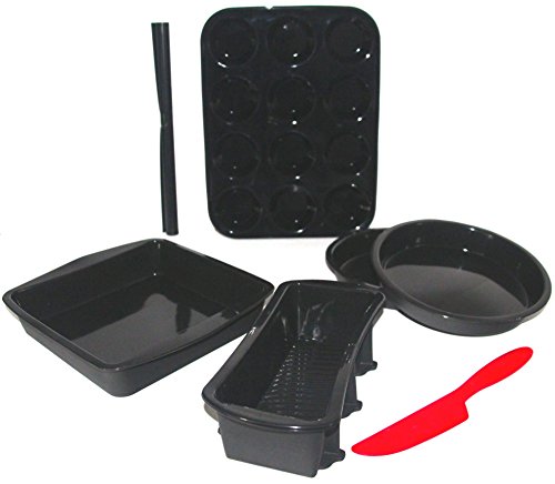 - lot de 6 piã..ces + couteau en silicone 25cm ...