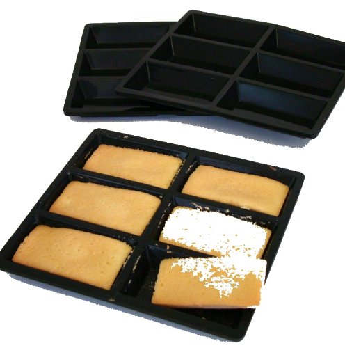 Moule en Silicone pour 6 Financier. 1 + 1 GRATU...