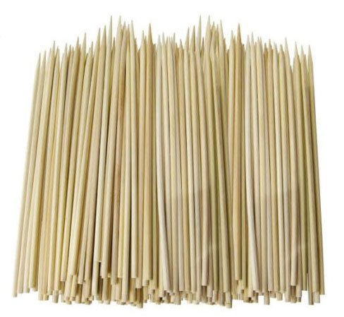 Lot de 500 pics à brochettes en bambou 15 cm