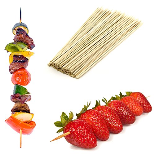 Lot de 500 brochettes à apéritif en bambou 25 cm-Idéal pour les barbecues, brochettes, fruits, fontaines &les Fondues au chocolat 5060327656699 My Planet