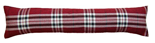 CD Trading Boudin de porte en tissu tapisserie Motif tartan carreaux rouge double face (90 x 17cms environ) 5060327935046 (5060327935046)