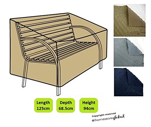 Housse de protection pour banc de jardin avec a...