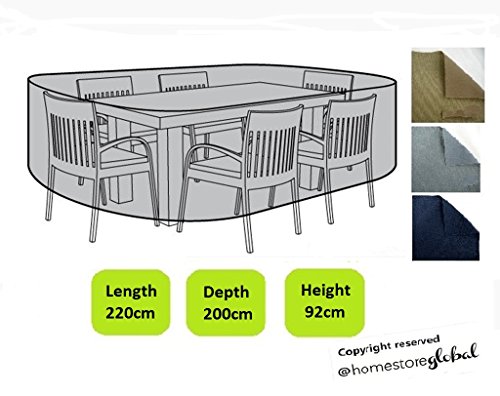 Grand housse de protection pour salon de jardin...