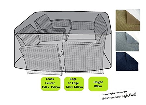 Moyen housse de protection pour salon rattan de...