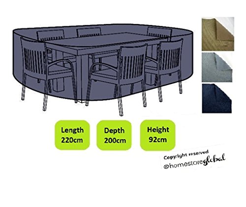 Grand housse de protection pour salon de jardin...