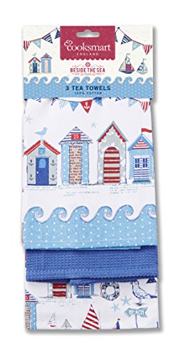 Besides the sea - torchon de cuisine, multicolore
