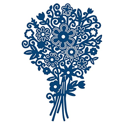 Dies découpe gaufrage bouquet de fleurs tattere...