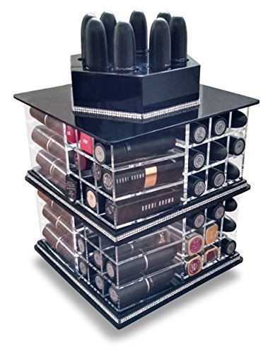 En acrylique Transparent/Rouge Rotatif Rotation...