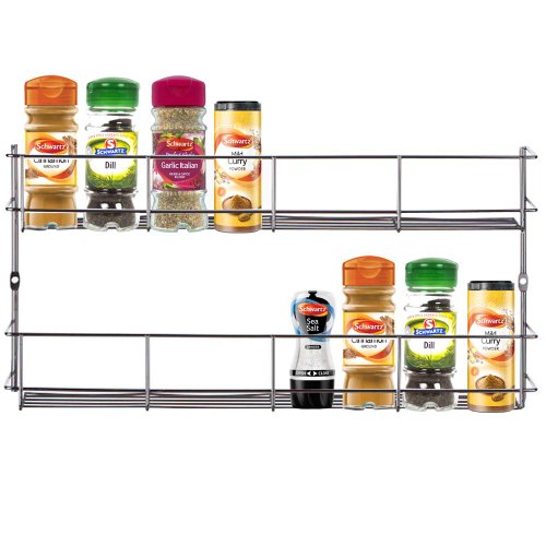 Présentoir à épices/herbes à 2 étages fixable a...