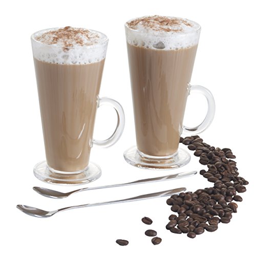 Set de 2 grands verres à latte 25 cl + 2 longue...