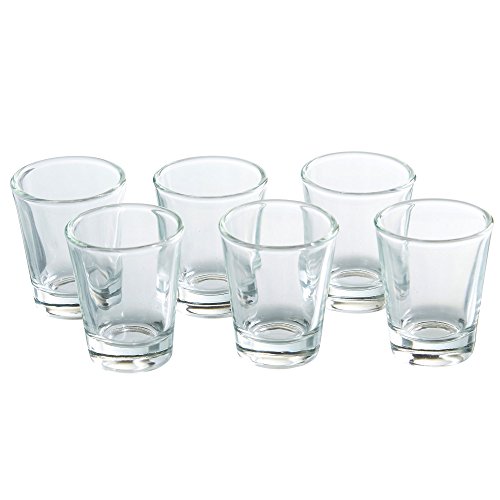 Lot de 6 verres à shot/shooters - 55 ml