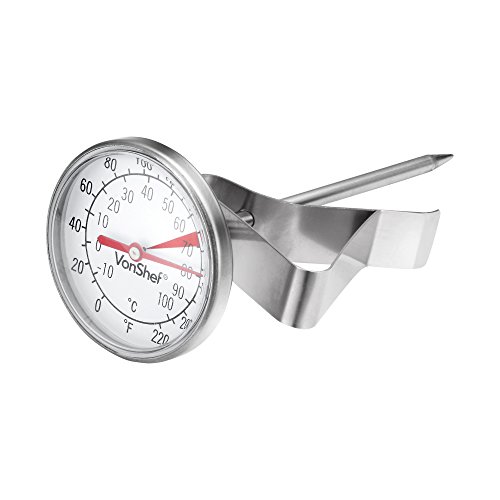 Thermomètre pour lait - acier inoxydable