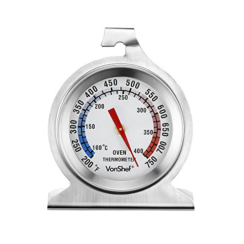 Thermèmtre de cuisson avec socle - acier inoxyd...