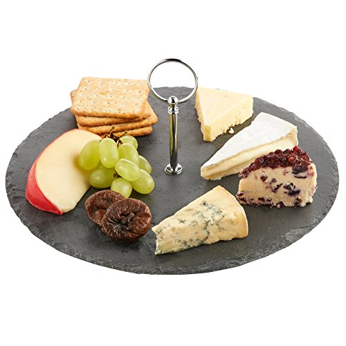 Plateau à fromage en ardoise - diamètre 30 cm